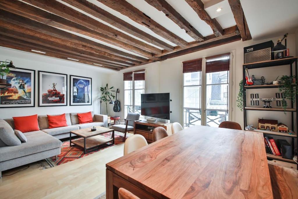 Typical Parisian Duplex#4Pers#Le Marais Leilighet Eksteriør bilde