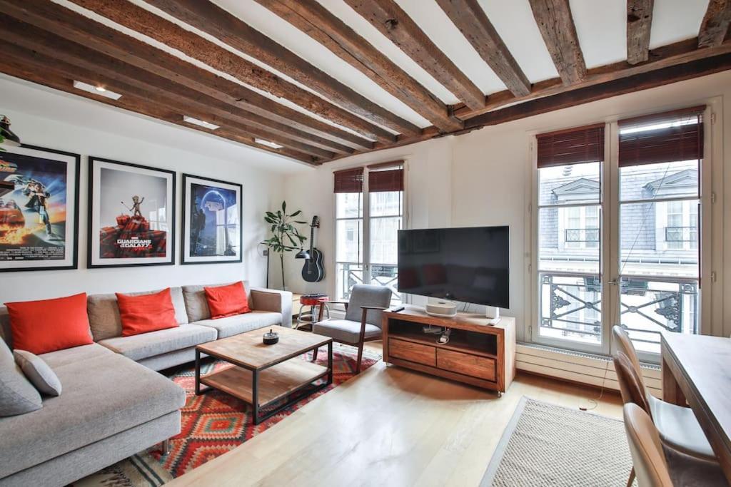 Typical Parisian Duplex#4Pers#Le Marais Leilighet Eksteriør bilde